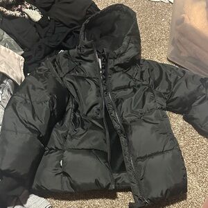 Swiss Tech Kids Black Puffer Jacket